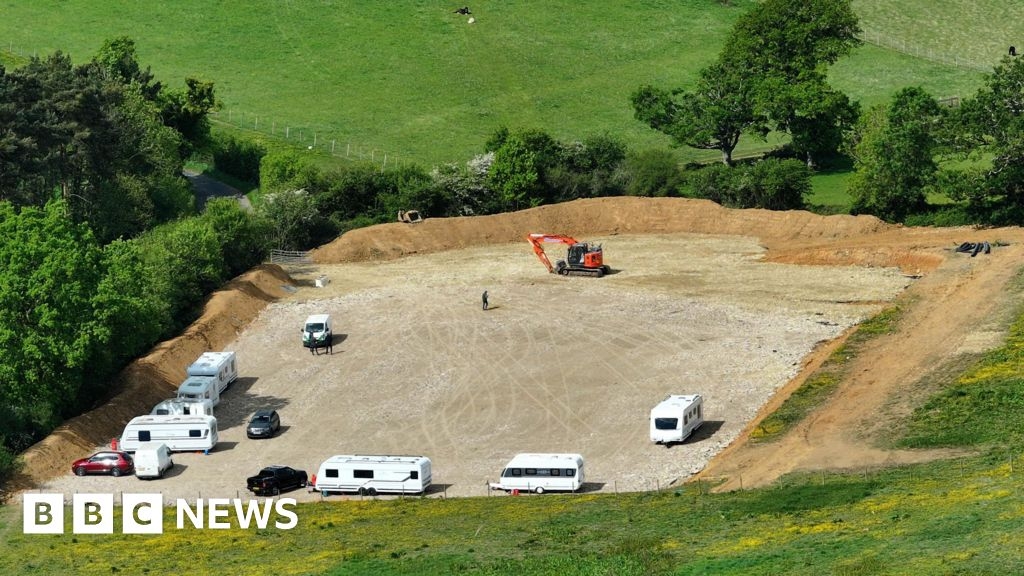 South Downs: Lurgashall field works spark 'outrage'
