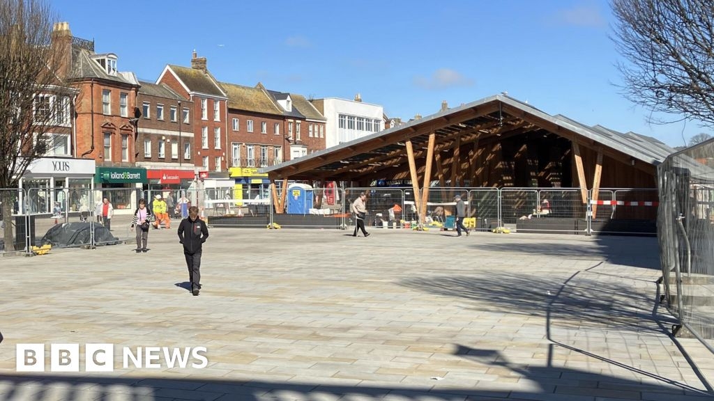 Great Yarmouth's £5.8m market piazza nears completion