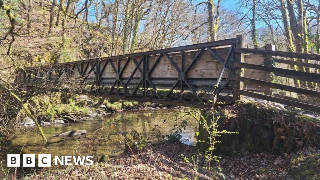 Popular Exmoor footbridge closed over safety fears