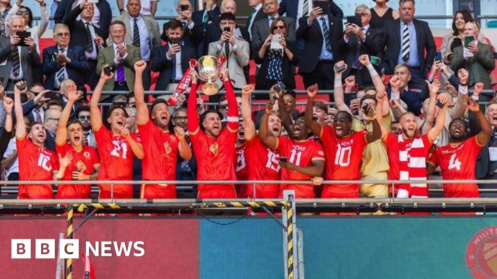 Whitstable fans celebrate 'magical' FA Vase win at Wembley
