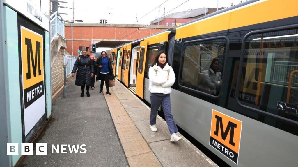 New Metro train makes first run on Sunderland line