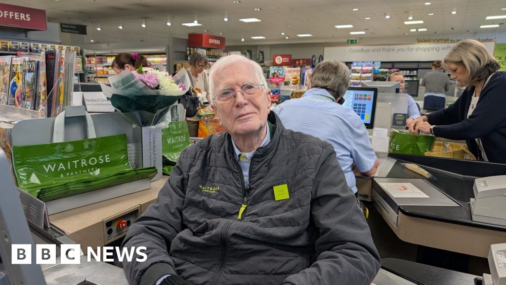 Devon Waitrose worker, 94, has no plans to retire