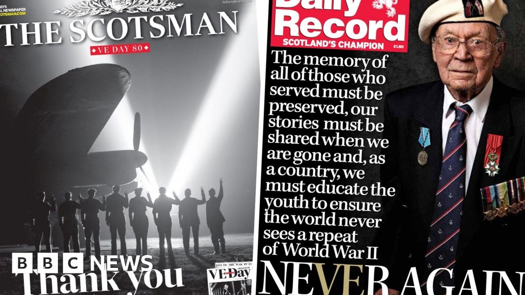 Scotland's papers: VE day remembered and rise of Reform