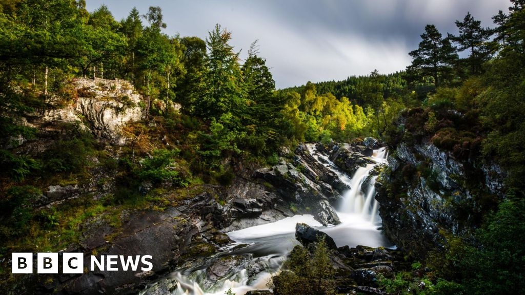 Woman dies after falling into water at Rogie Falls