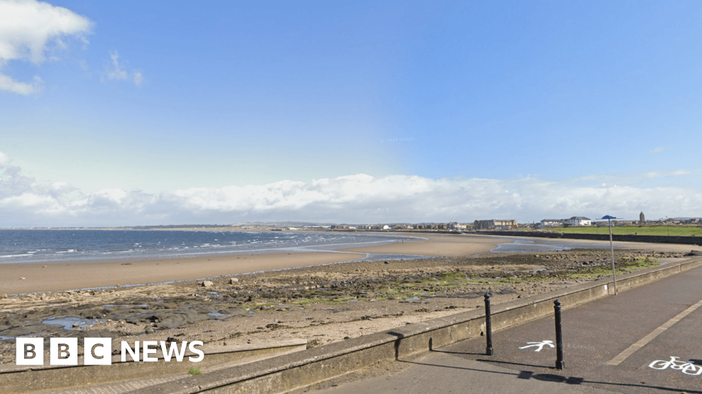 Human leg found washed up on Prestwick beach