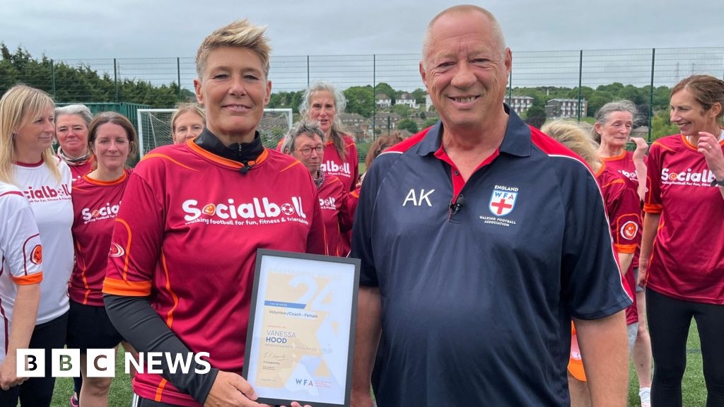 Brighton woman recognised for inspiring growth of walking football