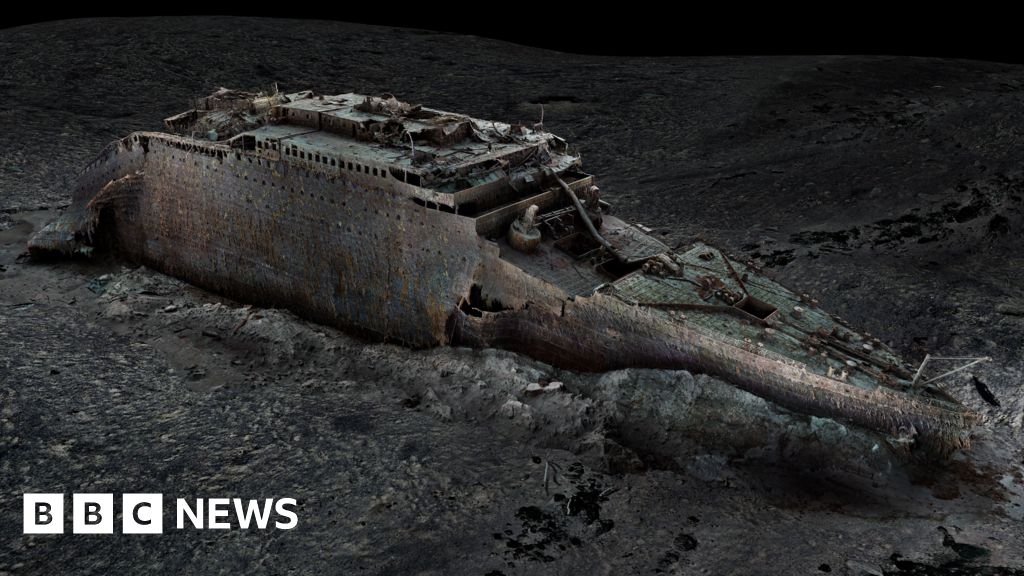 Titanic digital scan reveals new details of ship's final hours