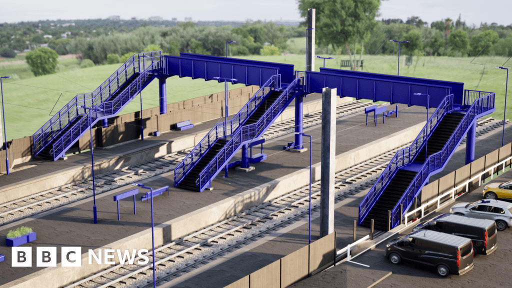 Construction begins on new £7.9m Harlington Station footbridge