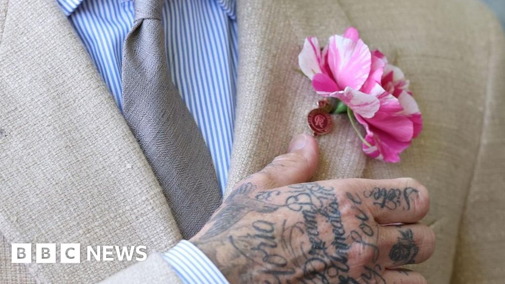 King presented with new rose grown in his honour by Shropshire company