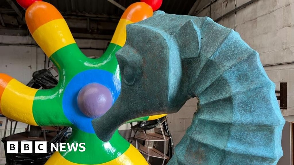 Artworks previewed before Great Yarmouth sculpture trail begins