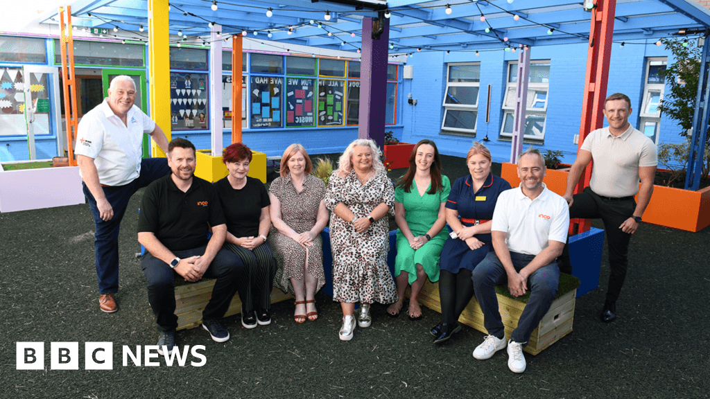 Wolverhampton children's hospital garden goes from 'drab' to fab