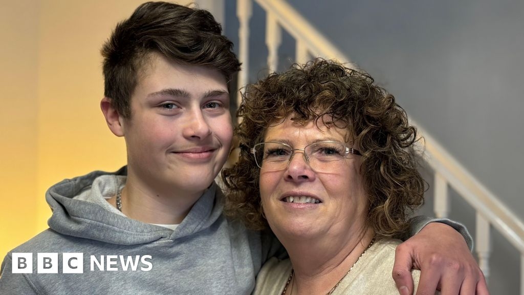 Staffordshire mother and son welcome cutting edge cancer research