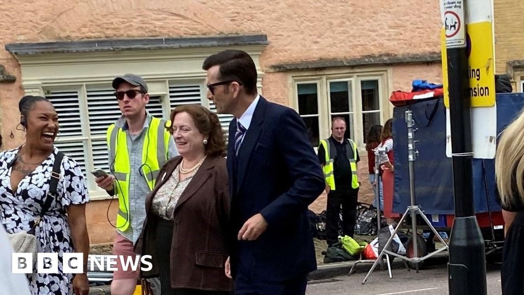 Disney's Rivals star David Tennant films in small town