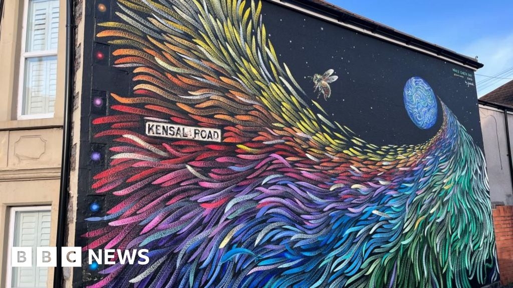 Earth Day: Mural painted in Bristol's Windmill Hill