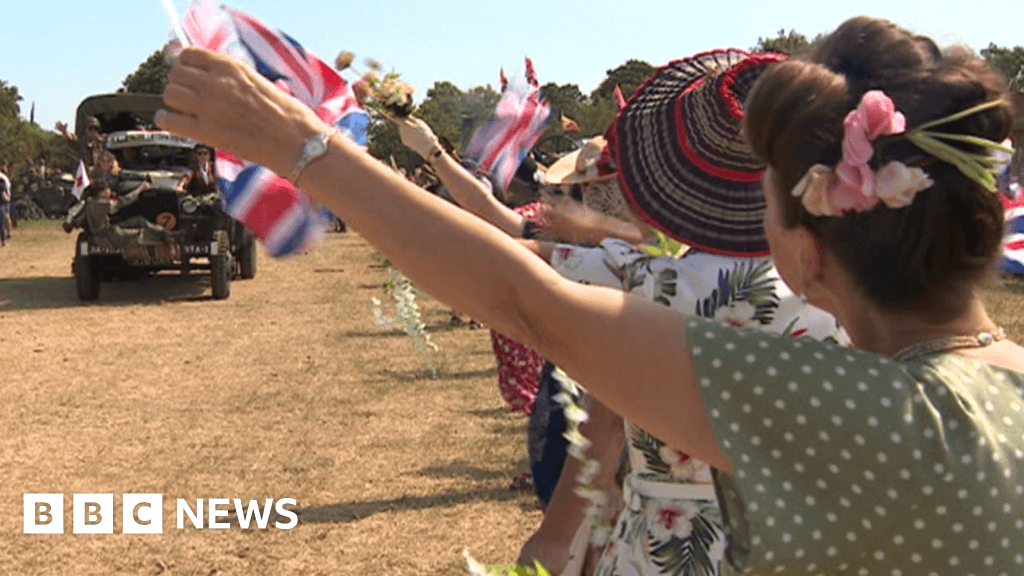 VJ Day marked at White Horse Military Show in Wiltshire