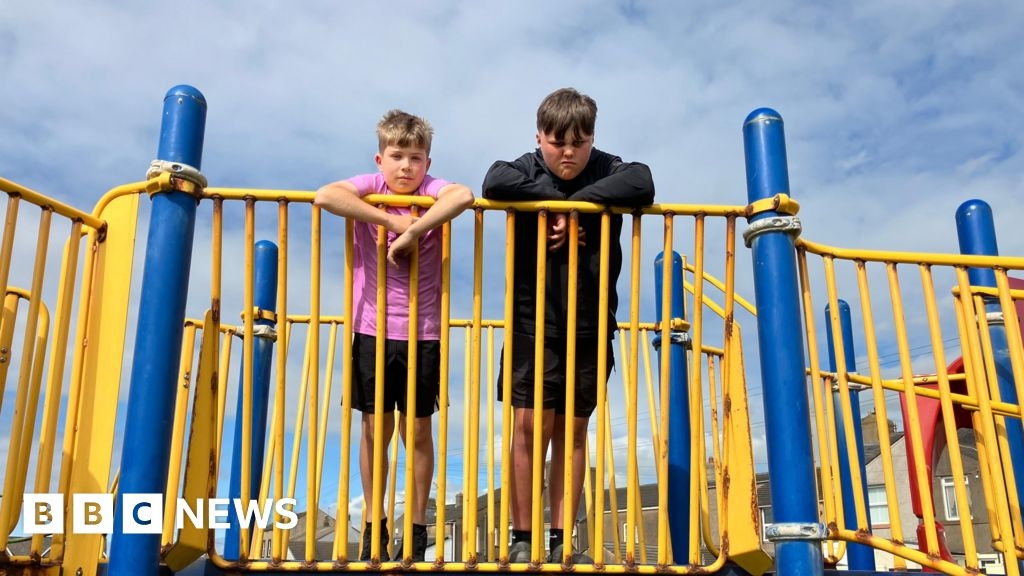 Flimby boys collect 600 signatures to improve playground