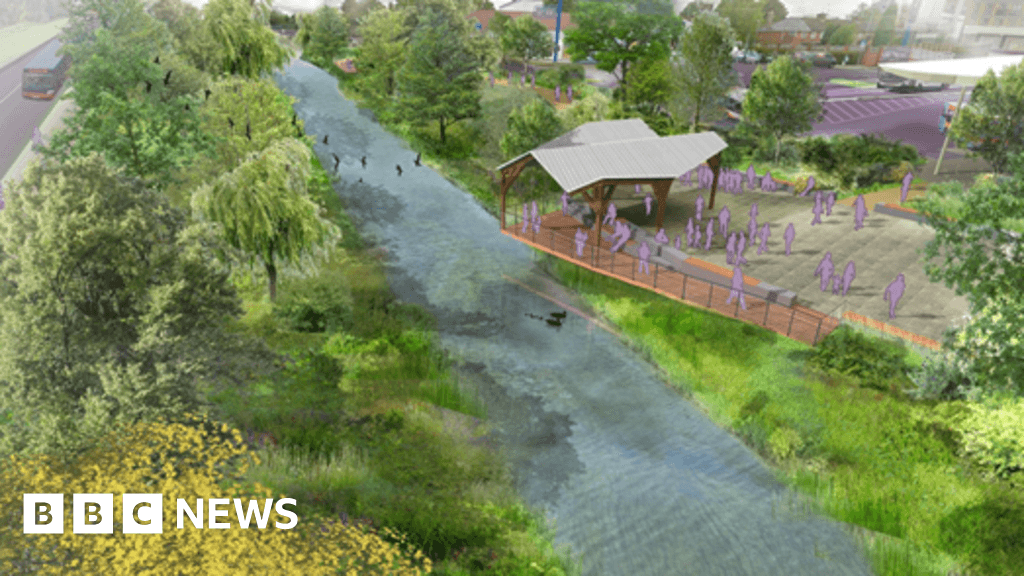 Andover park plans will open up riverside view hidden by tarmac