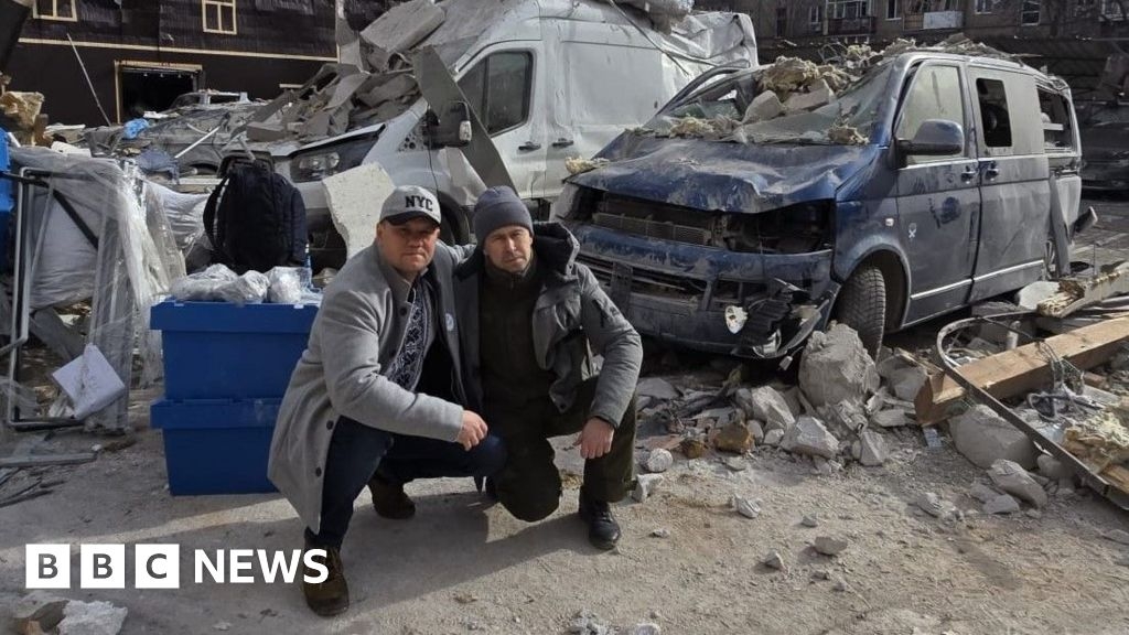 UK-based aid worker describes escape from Russian missile attack in Ukraine