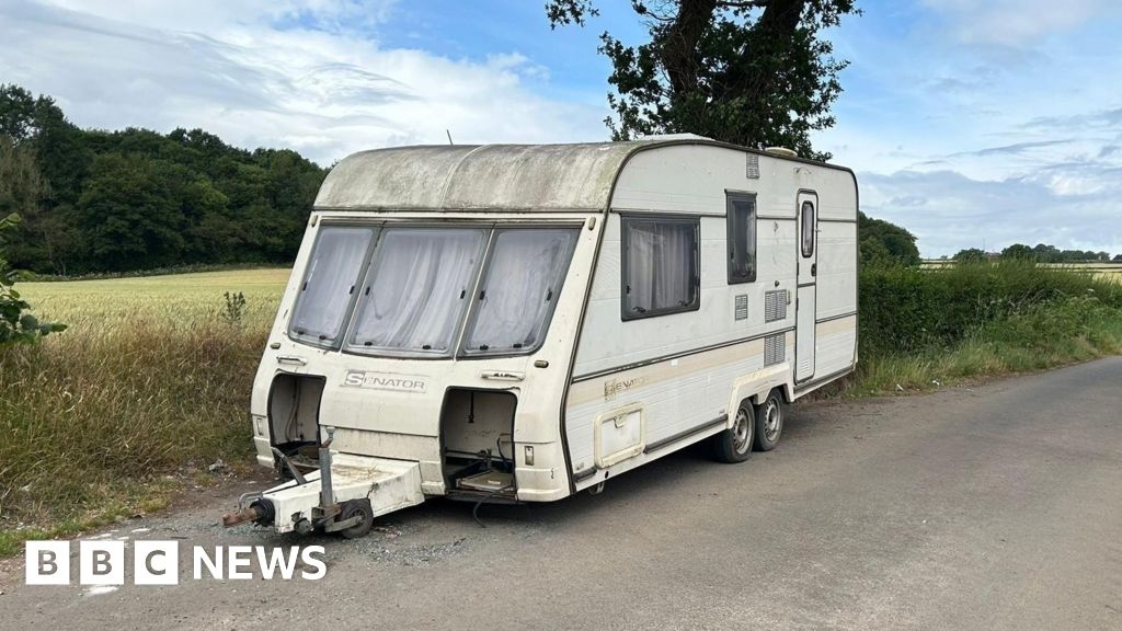 Abandoned Shifnal caravan to be removed after fire