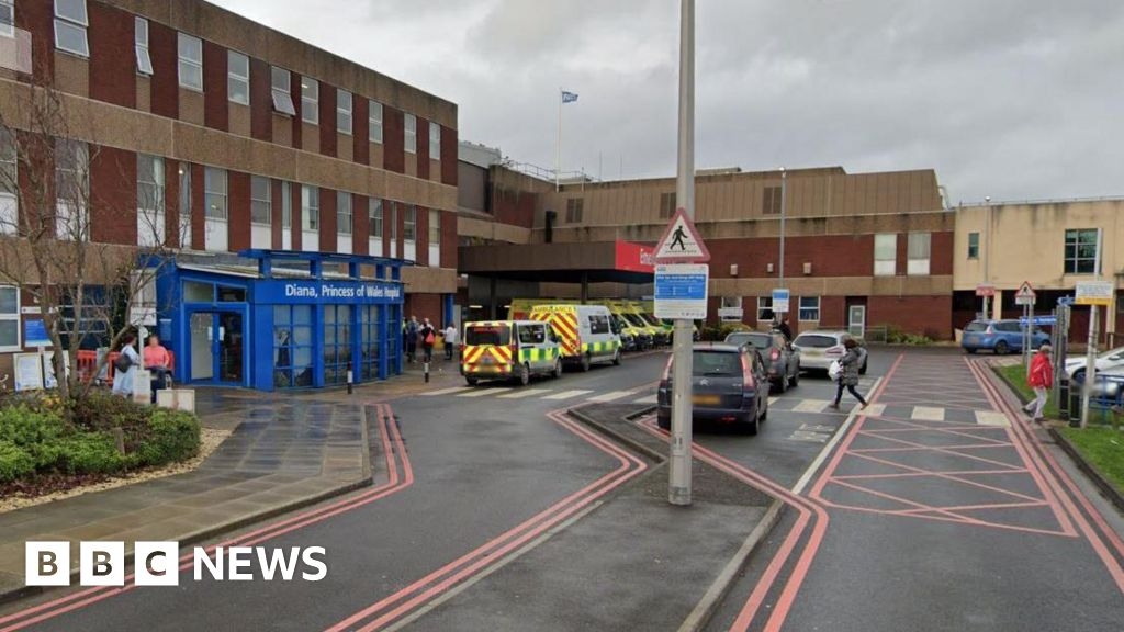 Fire breaks out at town hospital site