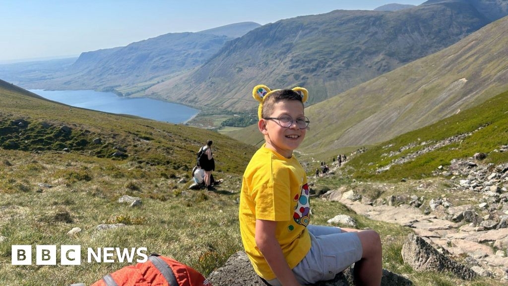 Children in Need: Boy with cerebral palsy climbs Scafell Pike for charity