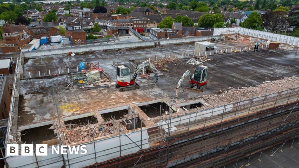 'Visible progress' at Cannock multi-storey car park demolition