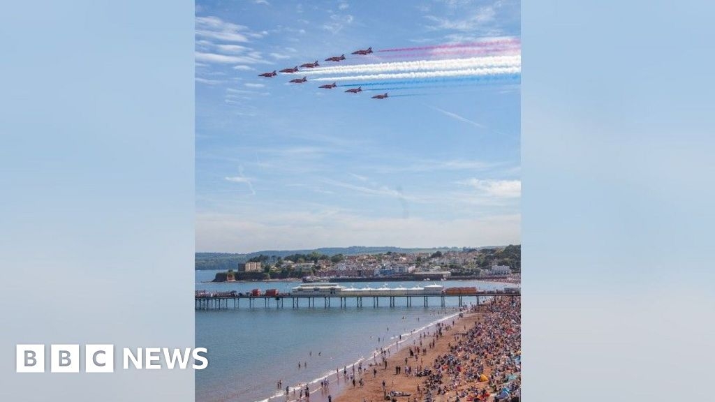 Torbay airshow 2025 to feature Red Arrows and memorial flight