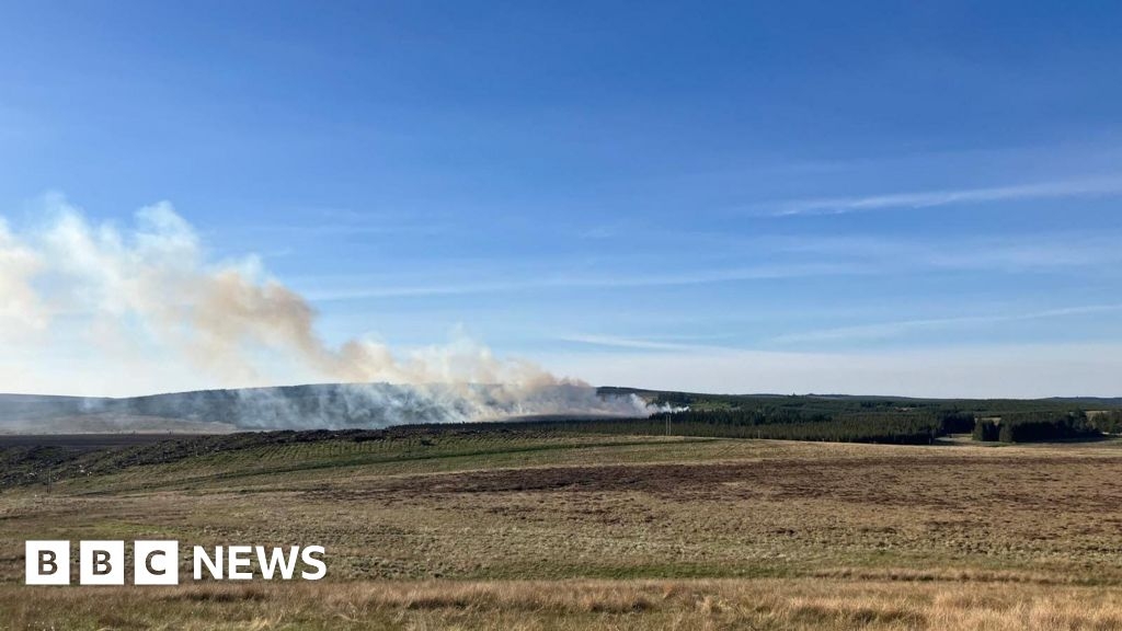 RAF brought in to battle Northumberland wildfire