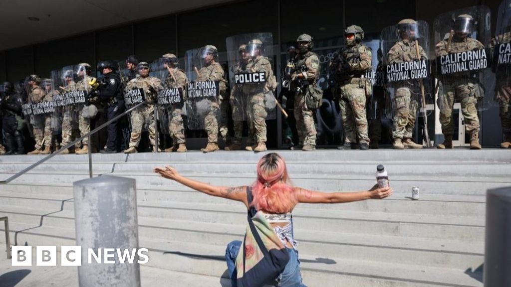 LA protests: Newsom says Trump 'deranged' to deploy of thousands more troops