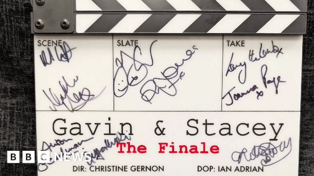 Gavin & Stacey clapperboard raises thousands for charity