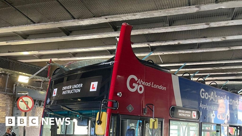 Bus driver hits railway bridge near Norwood Junction