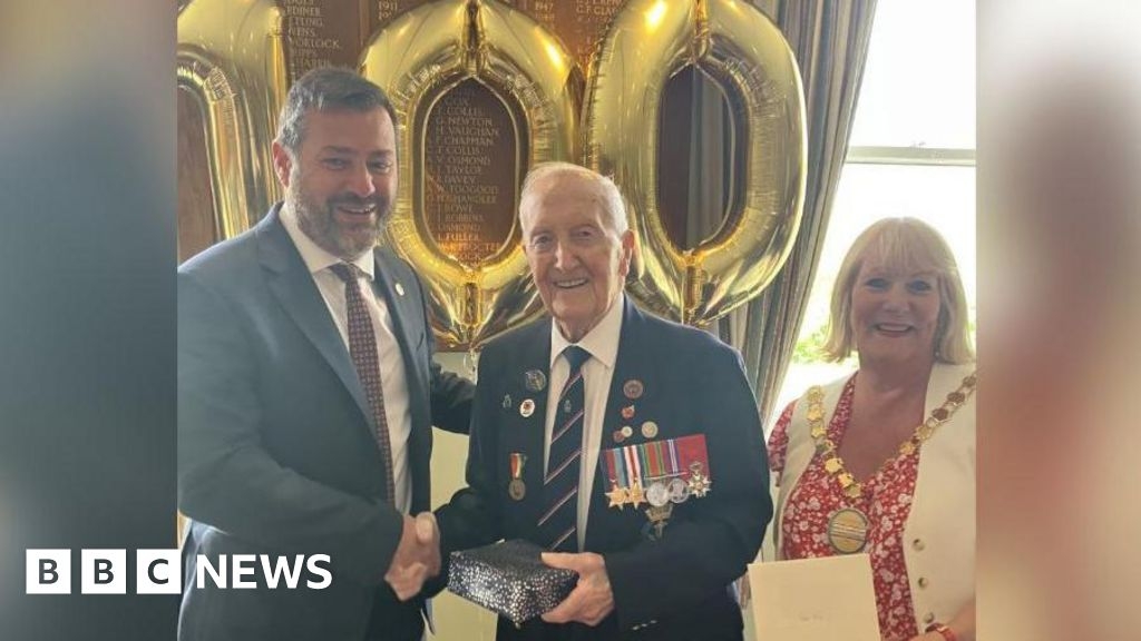 Bath veteran honoured with 100th birthday celebration