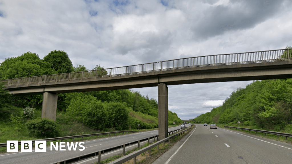 Appeal after rock thrown from bridge damages car near Oakthorpe
