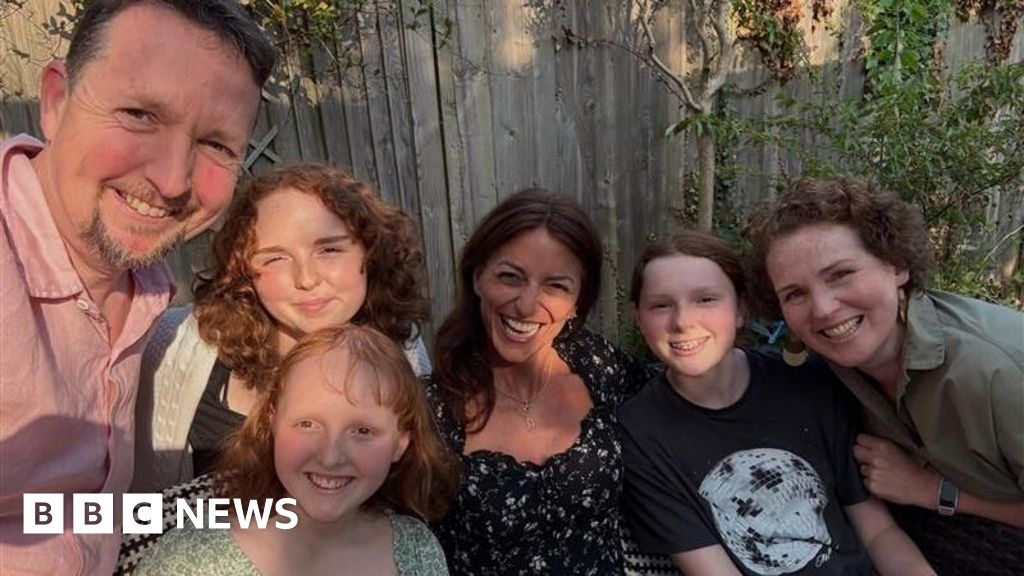 Davina McCall visits Tunbridge Wells girl with brain tumour
