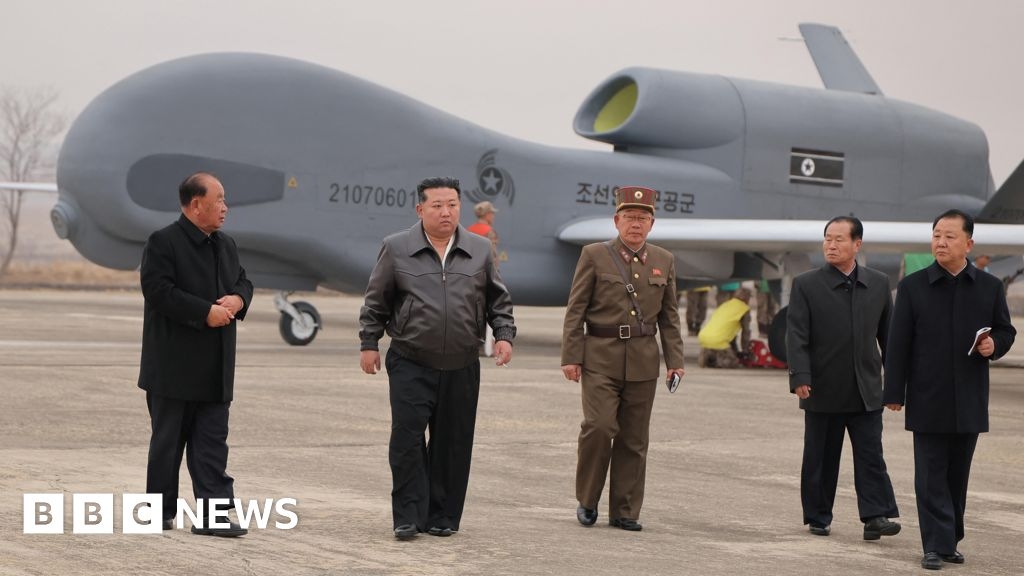 North Korea's Kim Jong Un inspects AI 'suicide attack drones'