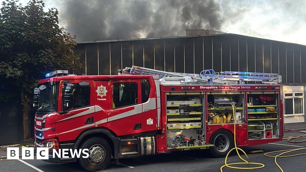 Telford factory fire thought to be accidental