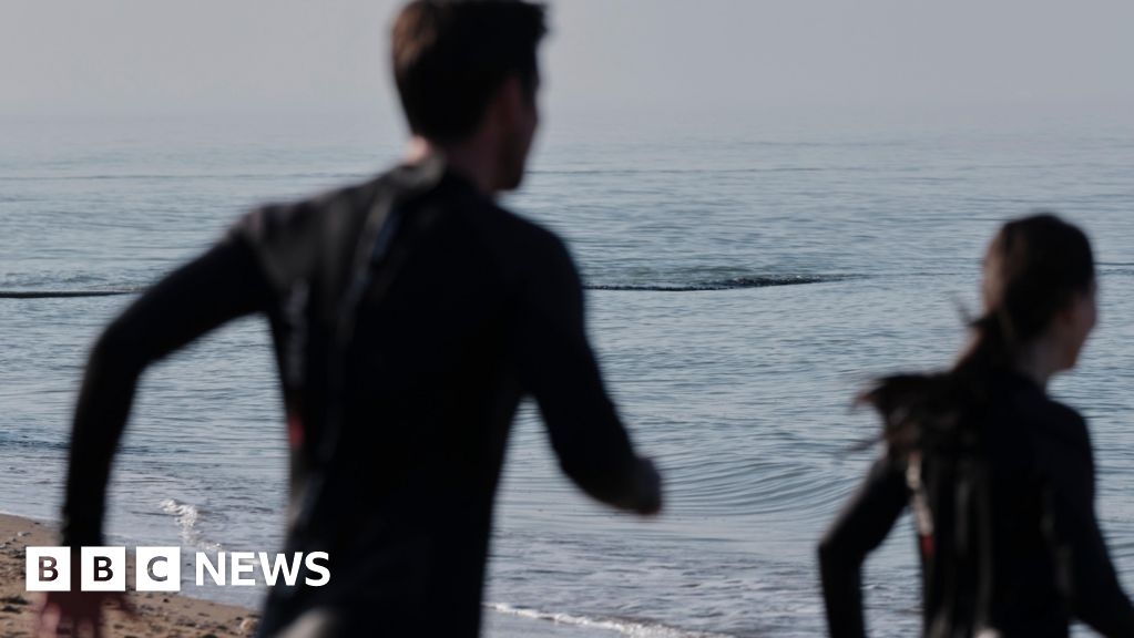 James Norton and Rebecca Adlington in Kent swimming challenge