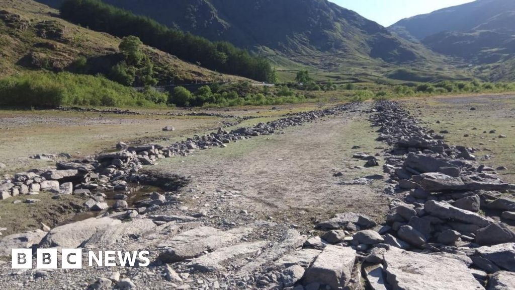Mardale 'lost village' visible after Haweswater dry spell