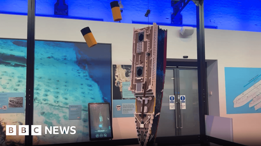 Chatham Historic Dockyard hosts Lego shipwreck exhibition
