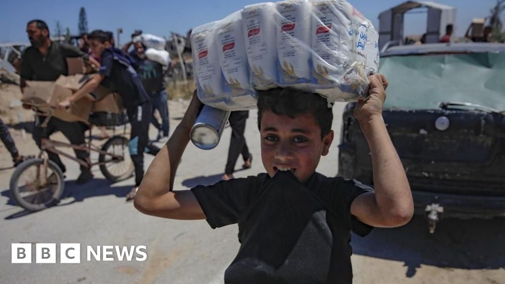Gaza: Security breaks down as desperate people search for food