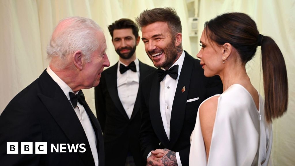 David Beckham scores a winner with the royal circle