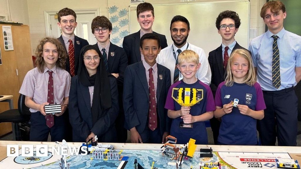 Lego robot designed by Bradford school pupils to take on the world