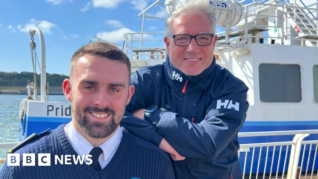 Shields ferry skipper shows trainee son ropes