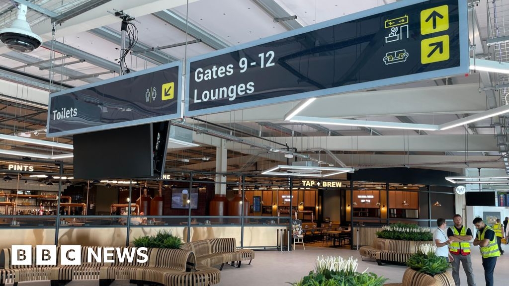Leeds Bradford Airport's £100m extension opens to passengers