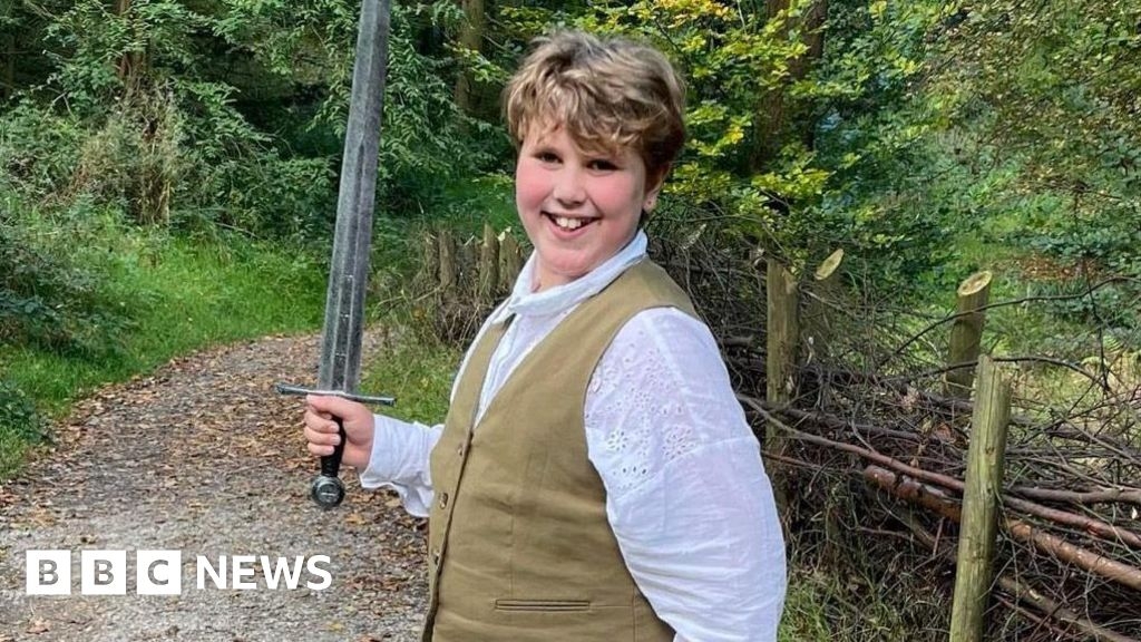 Boy, 10, on an adventure from 'The Shire to Mordor'