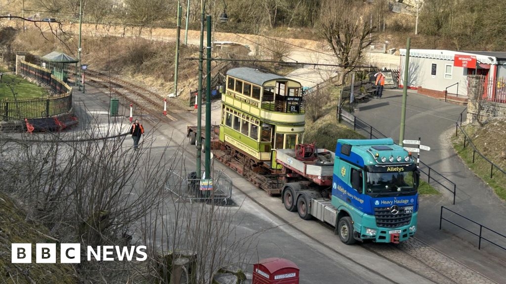 Trio of historic trams donated to Crich Tramway Village