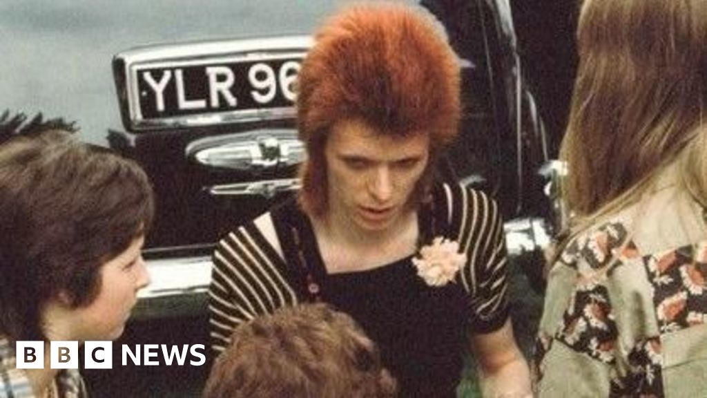 Photos of David Bowie in Dorset in the 1970s on display in Poole