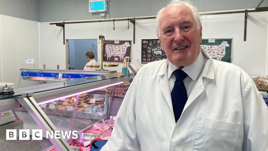 Droitwich butcher, 82, still loves job after nearly 70 years