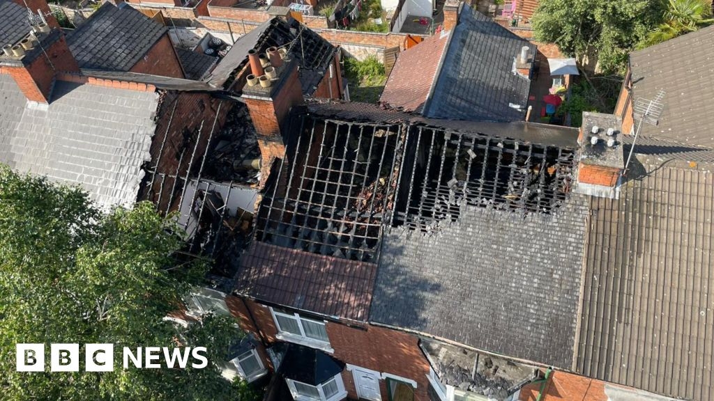 Police suspect cannabis farm caused fire to homes in Leicester