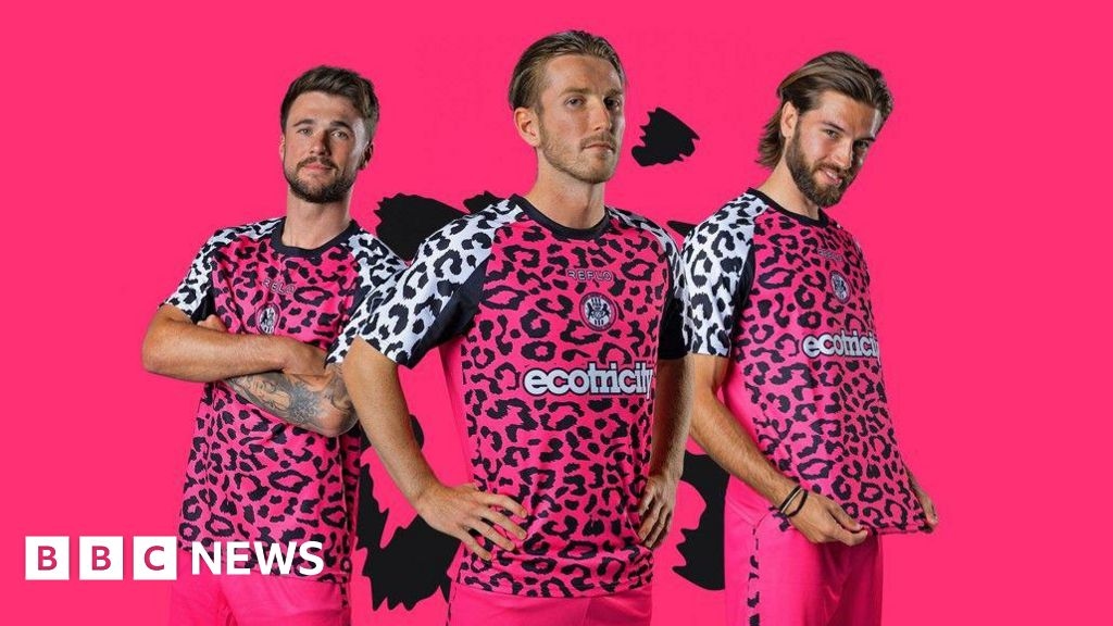 Headlines: 'Divisive football kit' and '10km cave discovery'
